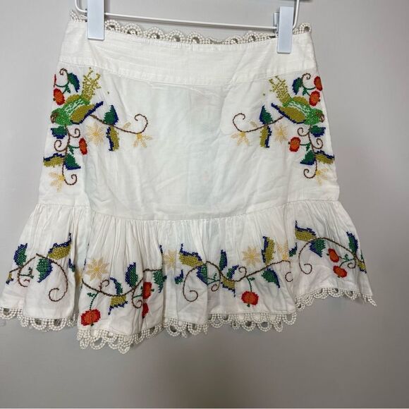 Farm Rio - Pitanga Embroidery Mini Skirt size Small new - Picture 14 of 14